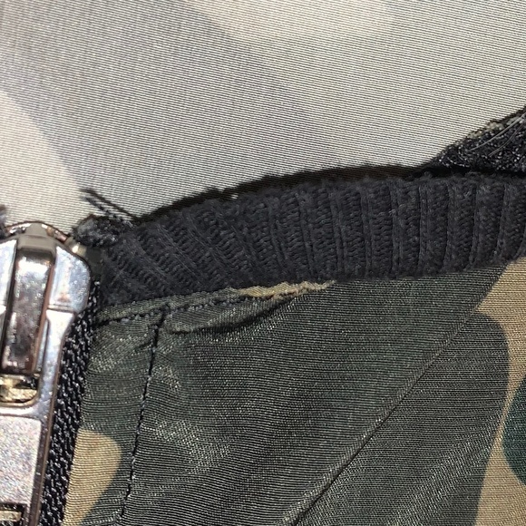 City of Angels Women's Army Bomber Jacket Zip front Lightweight Green Size Small - Picture 10 of 16